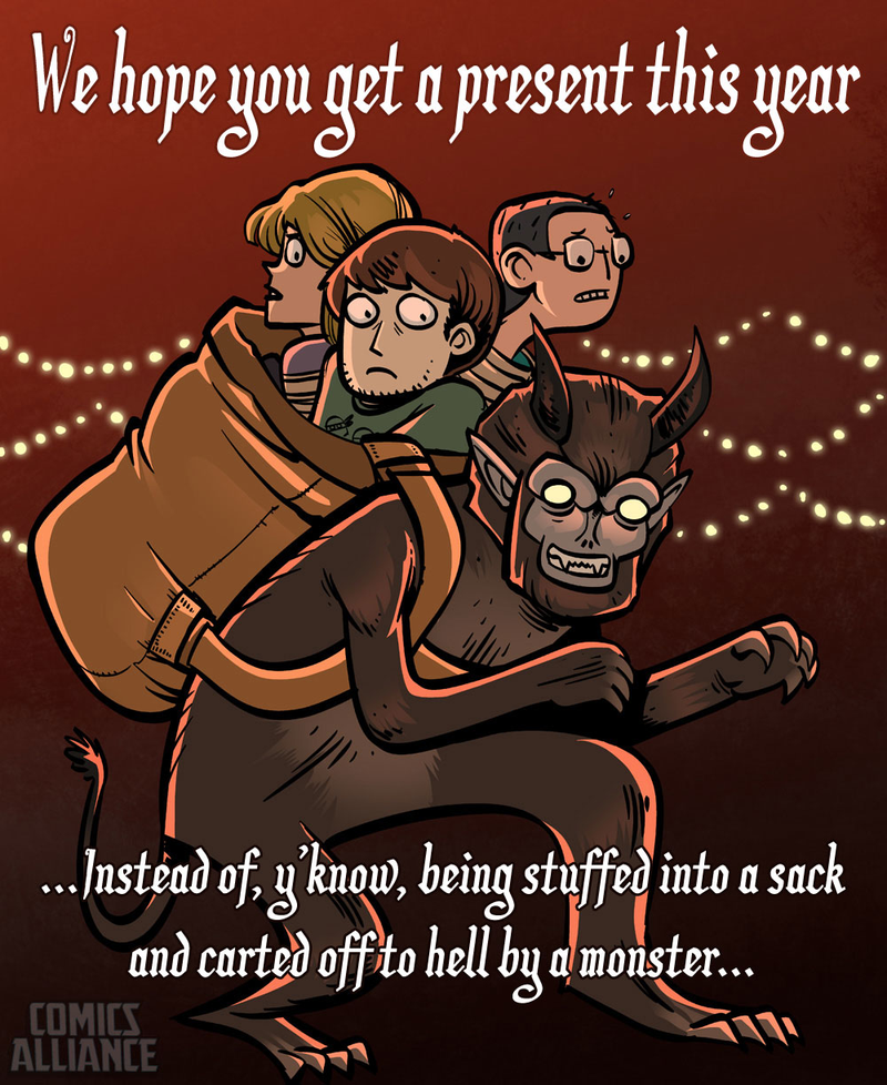 Illustration for article titled Weirdest and Most Inventive Holiday Greetings of the Season
